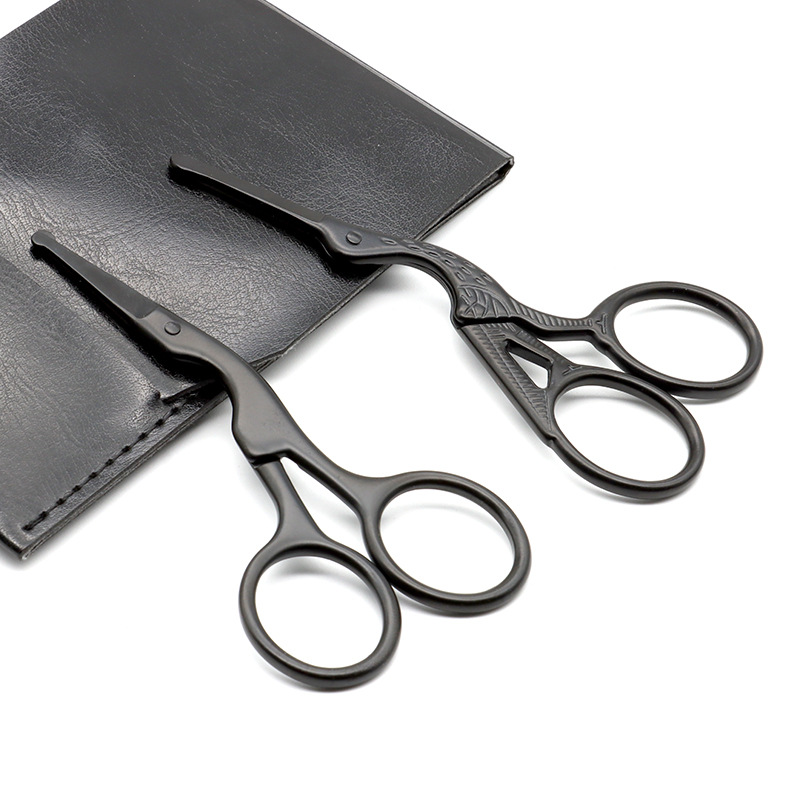 Zwarte Neus Haarschaar Rvs Ronde Hoofd Schoonheid Trimmer Neus Haar Trimmers Draagbare Ergonomie Neus Haar Snijder Gereedschap: WHITE
