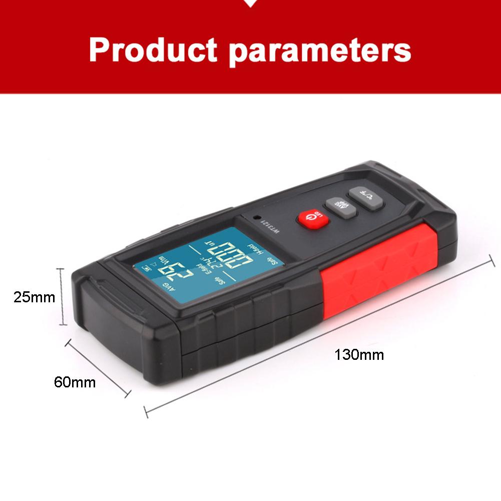 LCD Electromagnetic Field Radiation Tester 1V/M EMF Meter Handheld Counter Dosimeter Test Bandwidth Range 5Hz-3500MHz