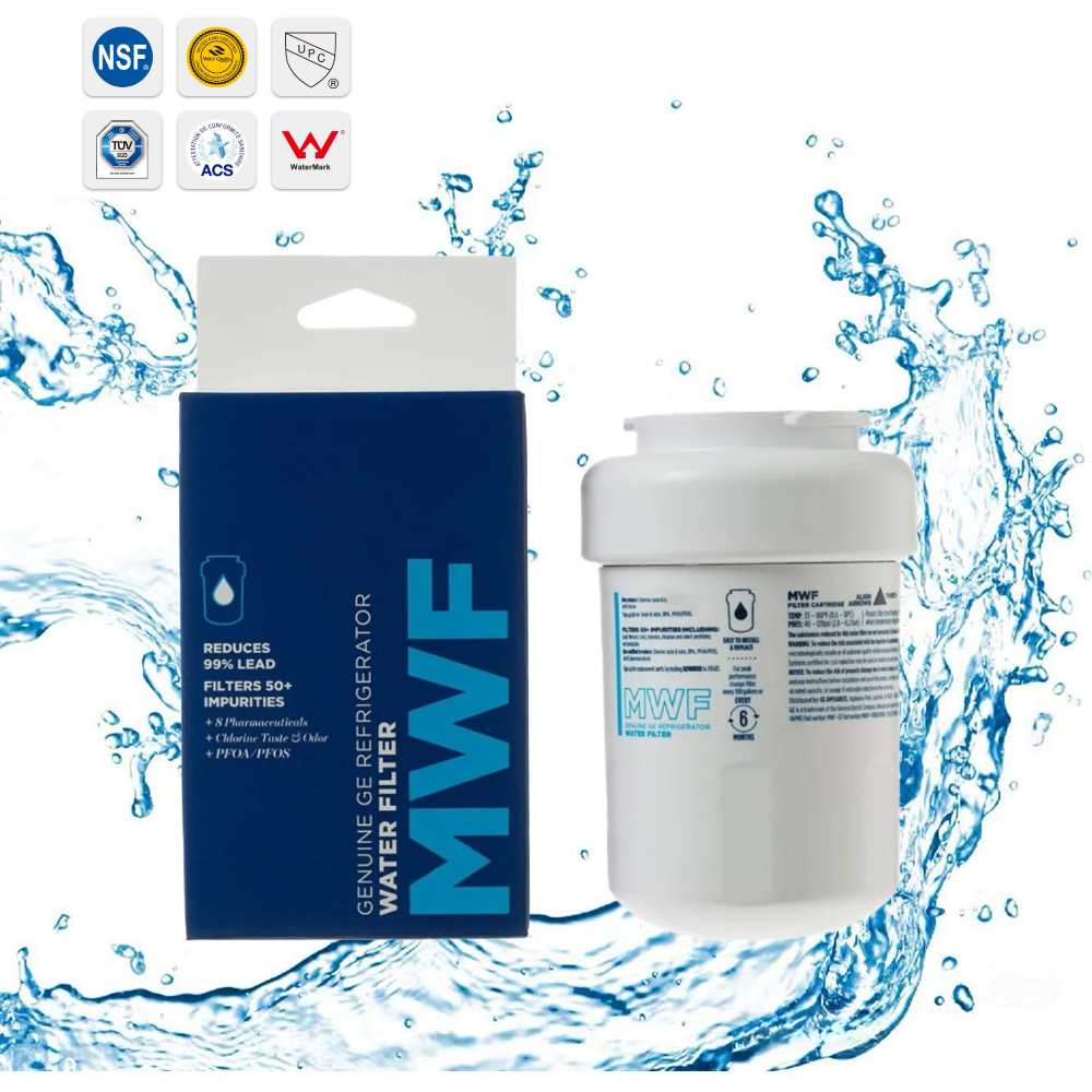 Replace For GE MWF Refrigerator Water Filter For MFF MWFP MWFA MWFAP MWFINT GWF FMG(1-5 Pack)