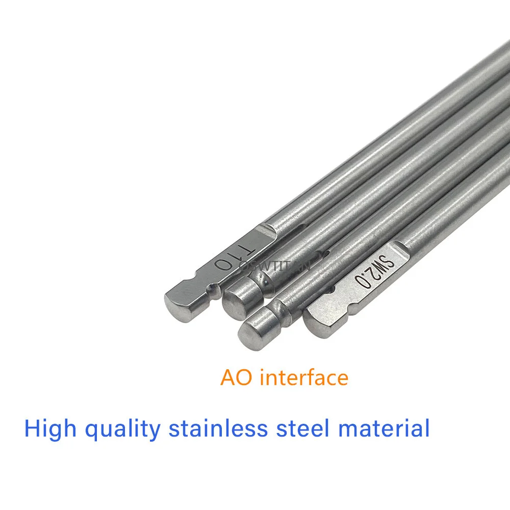 Orthopaedic Bone Screw Driver Instruments Spinal Pedicle Screw Nail Cap AO Driver Hex Screwdriver AO Plum Star Driver