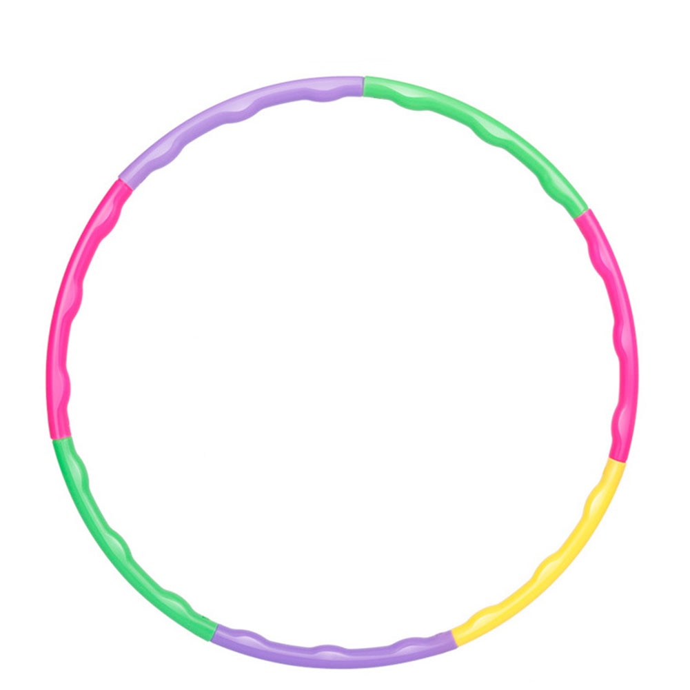 Removable Sport Hoop Woman Fitness Equipment Kids Portable Abdominal Exercise Gym Plastic Fitness Training Hoola Circle: purple