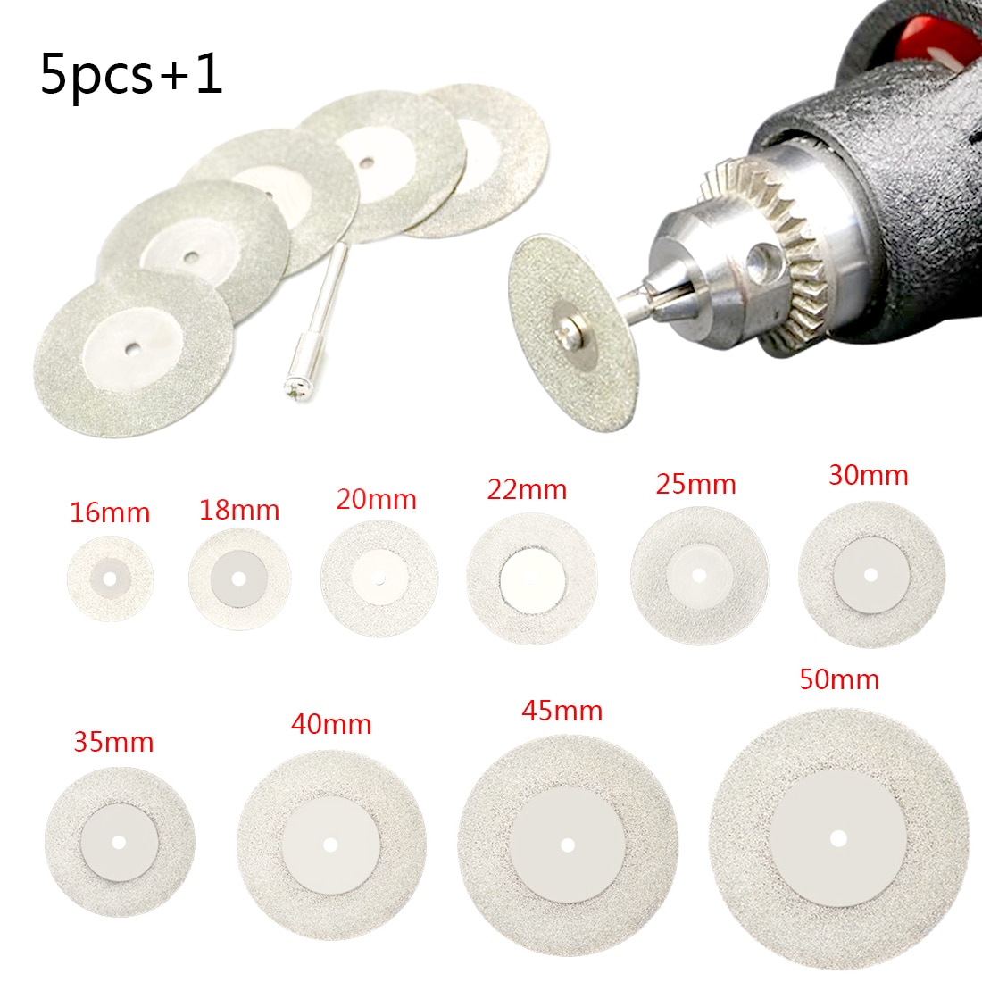 Top Dremel Tool Cutting Disc For Rotory Accessories Diamond Grinding Wheel Rotary Tool Circular Saw Blade Abrasive Diamond Disc
