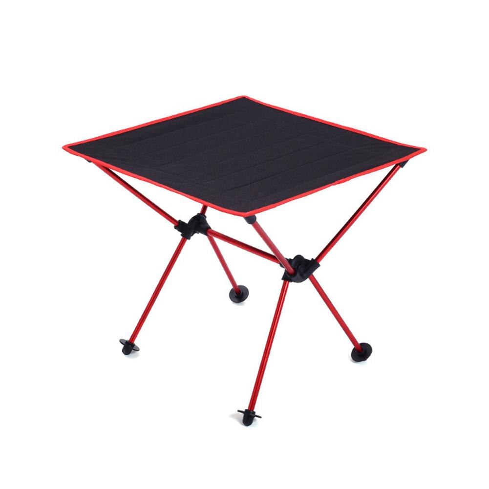 HobbyLane Opvouwbare Bureaulamp Gewicht Draagbare Aluminium Legering voor BBQ Camping Outdoor Bureau: red