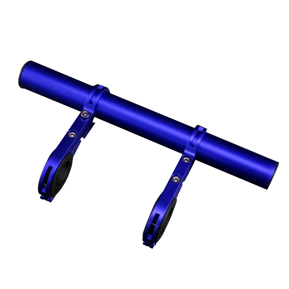Motorsykkel sykkelstyr sykkel lommelykt holder håndtak sykkel tilbehør forlenger monteringsbrakett: Blå b