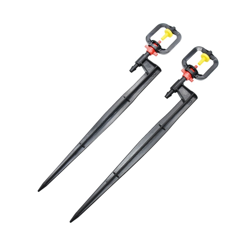 Vanning refraksjon forstøvningsdyse plast pigg hage forstøvning sprinkler munnstykke konisk vanning planter hage 6 stk