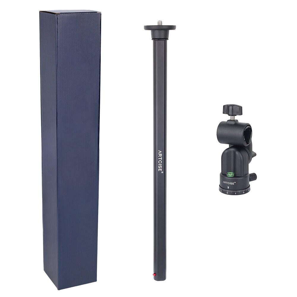 ARTCISE Horizontal Center Column Tripod Boom Cross Extension Arm Camera Mount Rotatable Multi-Angle Rod for Overhead Shooting