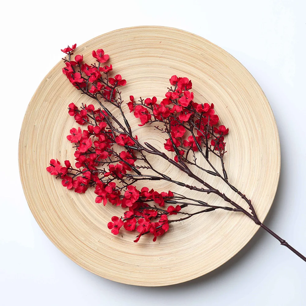 50CM Künstliche Blume Schleierkraut Lange Zweige Heimdekoration Pflanzen Künstliche Hochzeits-Party DIY Dekoration Ornamente: verrotten