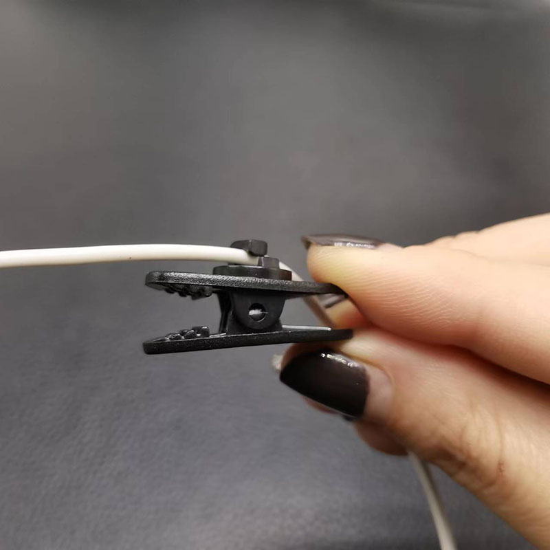 Pinces pour casque, casque, collier, clip, câble, écouteurs, accessoires pour MP3/4, protection