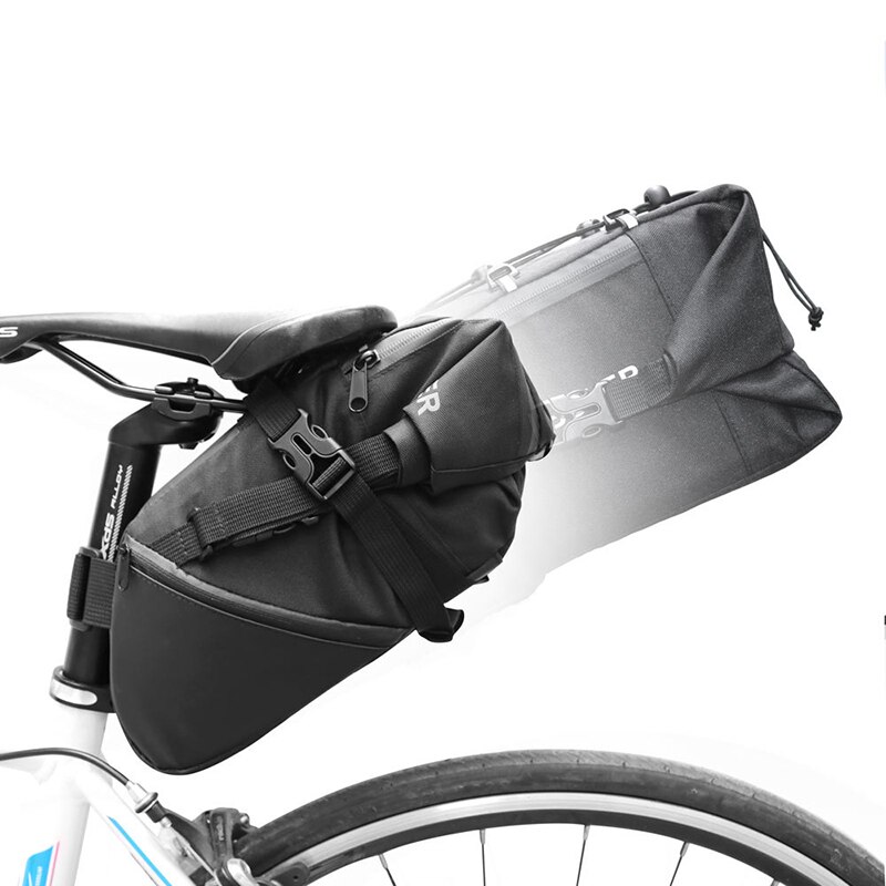 Waterproof Bicycle Saddle Bag Large Bike Tail Seat Sports Bags Polyester Cycling Panniers Mountain Bike Cycling Sport Bags Cover