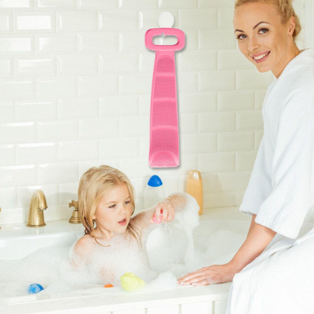Brosses en Silicone serviettes de bain dos brosse ceinture corps brosse bain ceinture exfoliante lavage peau ménage corps propre douche brosses