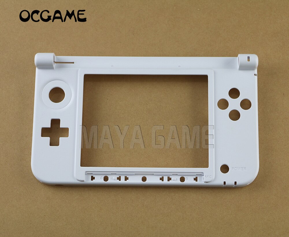 OCGAME Originele Vervanging shell Behuizing Midden wit plastic Frame Voor 3DS XL voor 3 dsxl case shell wit