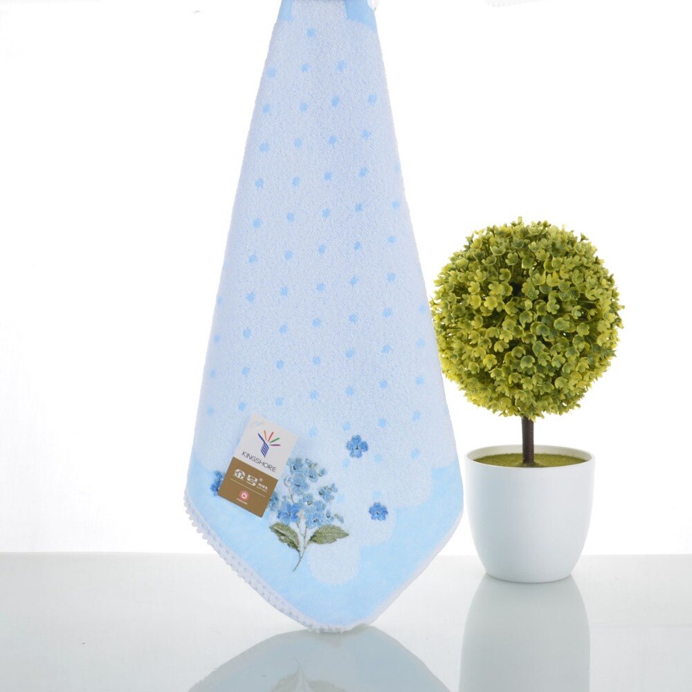 100% Puur Katoenen Handdoek Geborduurd Twijnloze Cut Stapel Katoenen Handdoek Zakdoek Baby Handdoek Te Vegen Hand Draagbare Voor Reizen
