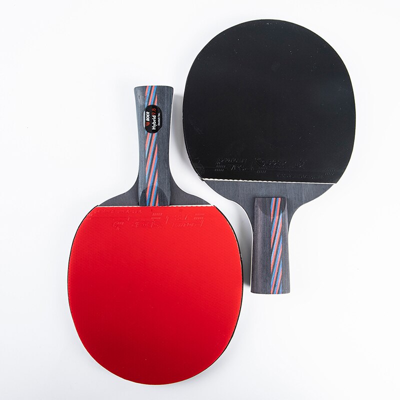 Professionele Racket Voor Ping Pong 6 Sterren Rubber Nano-Carbon Racket Voor Tafeltennis Gummy Toner Lijm Voor Ping pong Training