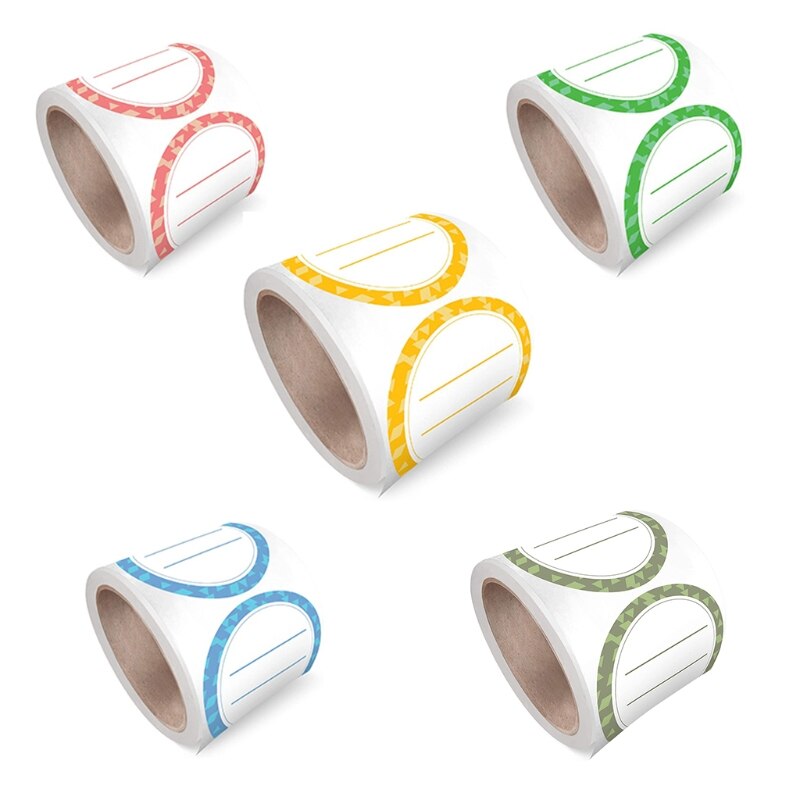 Produktbild von Glutenfreie Etiketten – Warnaufkleber Für Lebensmittelallergien, 5,1 X 1,3 Cm, 500 Stück Pro Rolle, Stark Klebend, Für Bäckereien, Restaurants, Haushalt