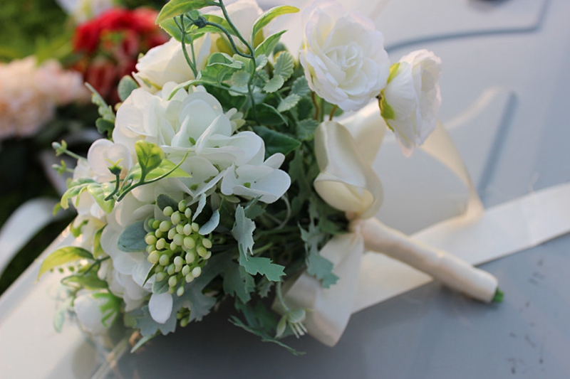 Bridal Bouquet Rose Wedding Flowers Bridesmaid Bouquet Artificial Wedding flower de mariage