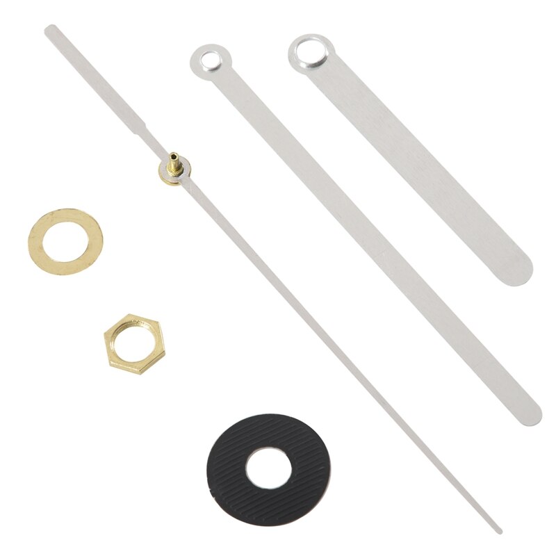 Clock Movement Mechanism with White Hour Minute Red Second Hand DIY Tools Kit