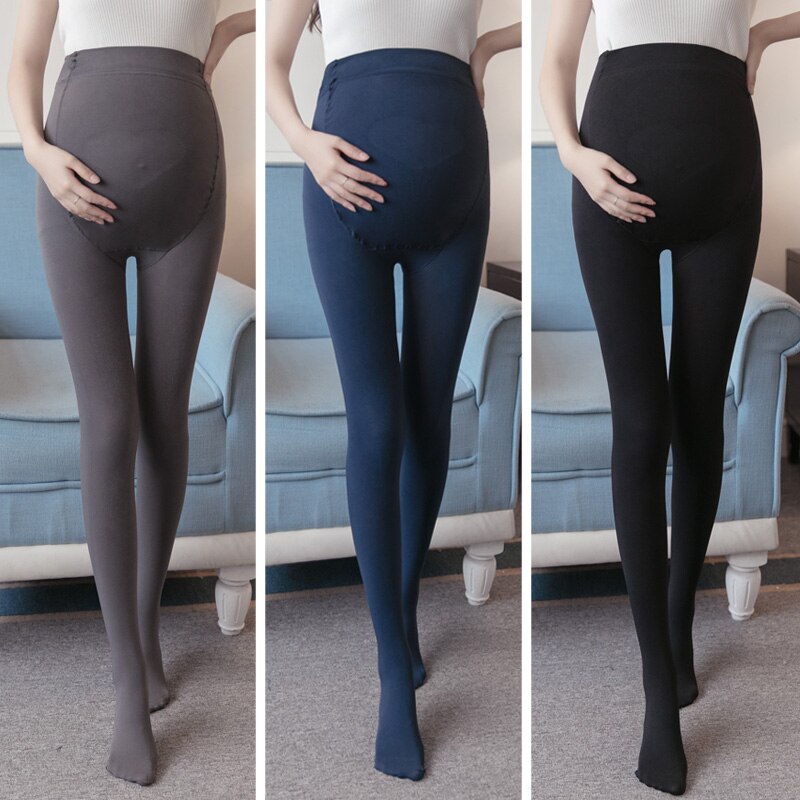 Justerbare graviditets leggings graviditet kvinder bukser til gravide leggings gravide elastiske mavebukser forår efterår
