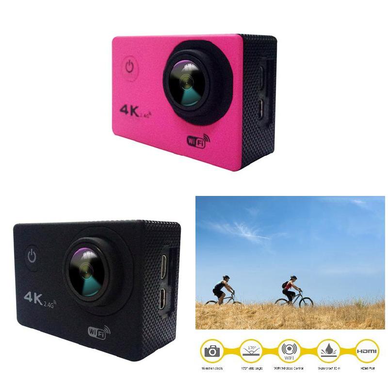 Full HD Waterproof Camera with 170 Degree Wide-angle Lens Support Time-lapse Photo for Sports NC99