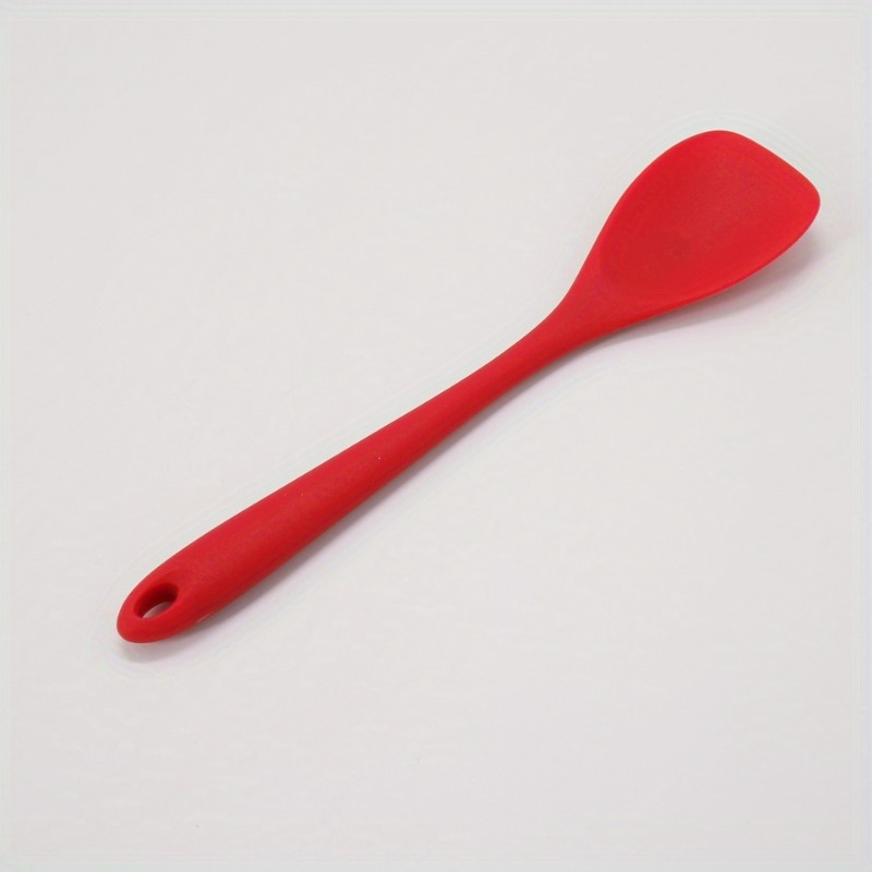 1pc siliconen spatel, bakgereedschap, roerspatel, saladelepel, hittebestendig, antiaanbaklaag voor uw keuken!