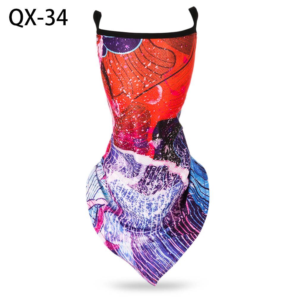 Zomer multifunctionele hoofdband sjaal outdoor sport ademend winddicht anti-uv fiets hoofddeksel fiets bivakmuts: Qx -34