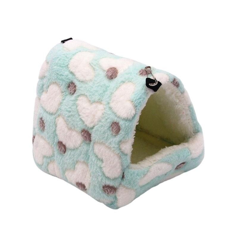 Hamsterslange ekorn varmt hus marsvin rede små sovende kennel tilbehør hamster pet hund dyr myk sengepose  j5 s 1