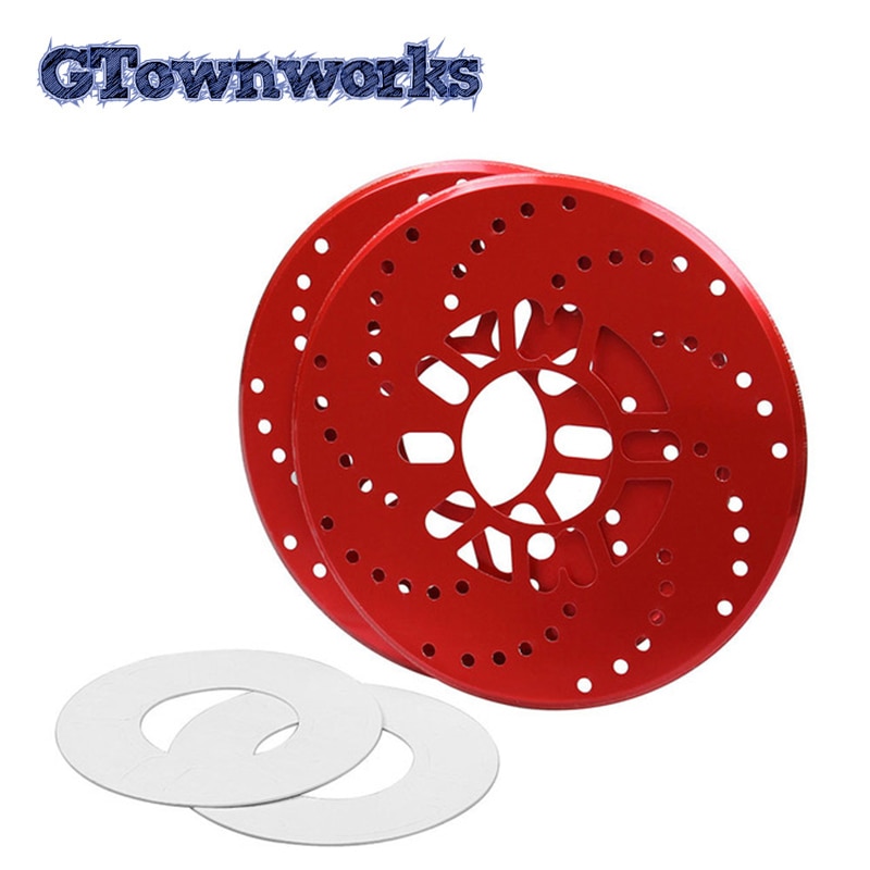 1 unidad de cubierta de disco de freno de rueda automotriz, placa de ruedas de coche, tambor trasero, hoja decorativa de aleación de aluminio para modificación de coche gruesa