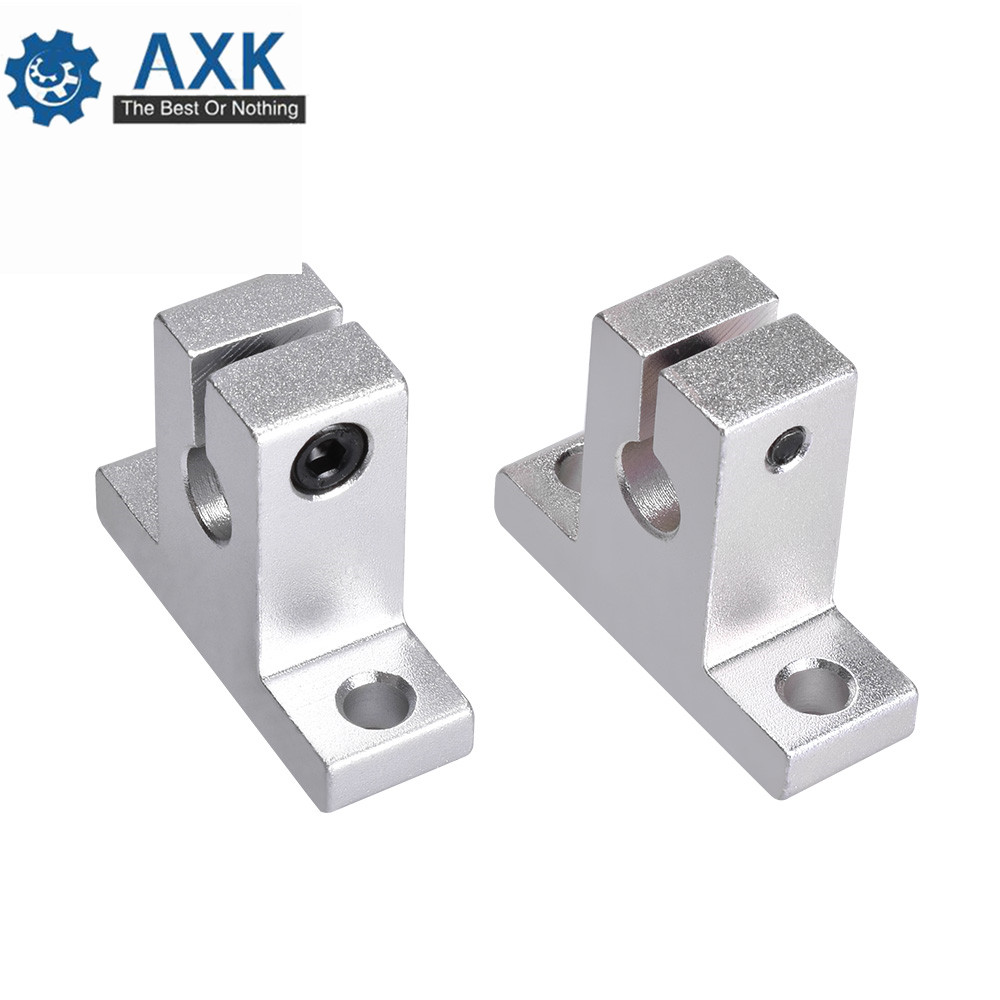 Rodamientos de bolas de eje de carril de bloques laterales, 8mm, soporte lineal, tabla Xyz, pieza de impresora 3d Cnc, Sk8, Sk10, Sk12, Sk13, Sk16, Sk20, Sh8a