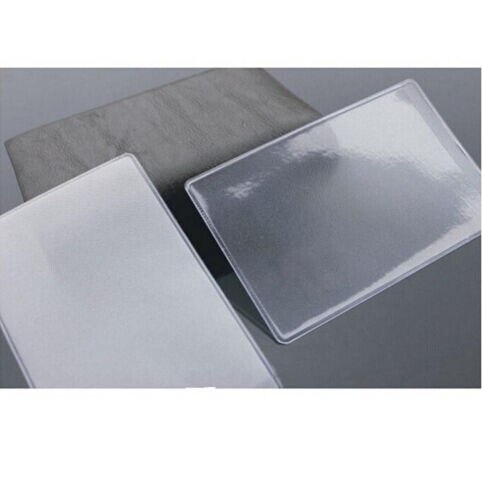 10pcs Dustproof Clear Card Holders Soft Plastic Credit Card Protectors Bussiness Card Cover ID Holders 9.6x6cm