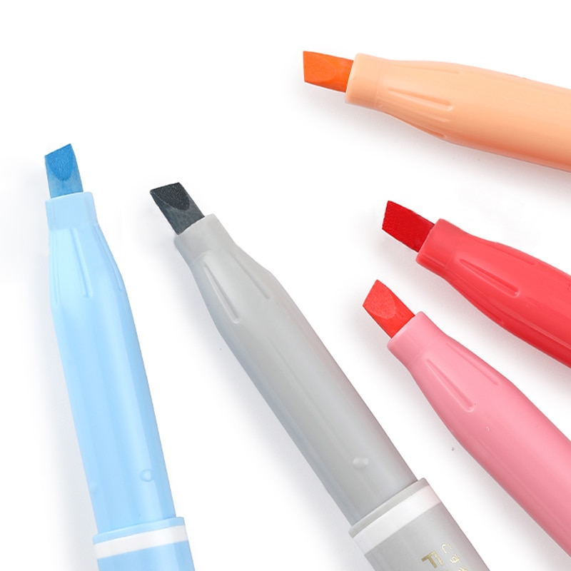 color natural piloto Japón Baile resaltador que se puede borrar frotar fricción color de luz marcador fluorescente SFL-10SL