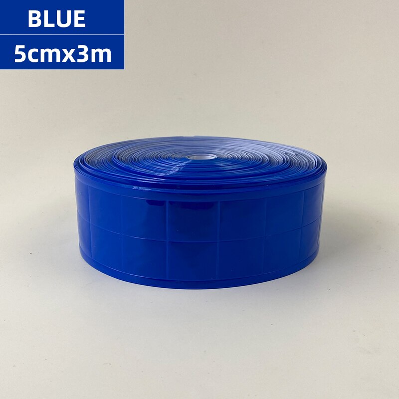 Banda de celosía reflectante para ropa, señal de advertencia de seguridad, cinta reflectante de costura, material reflectante para uso en tráfico, 5cm x 3m: 5cmX3m blue