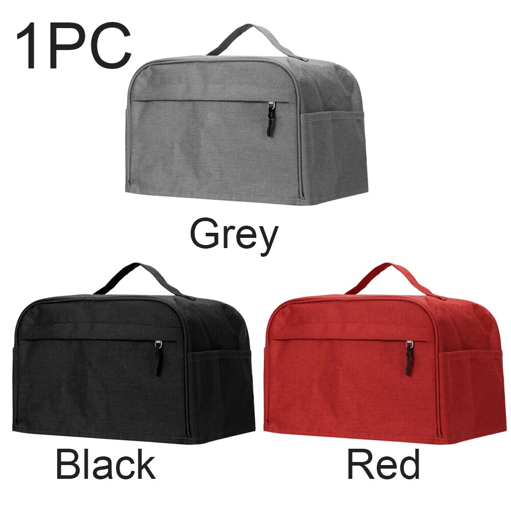 With Pocket Full Protection Solid Toaster Cover Anti Scratch Machine Washable Splashproof Universal Cotton Linen Home Kitchen