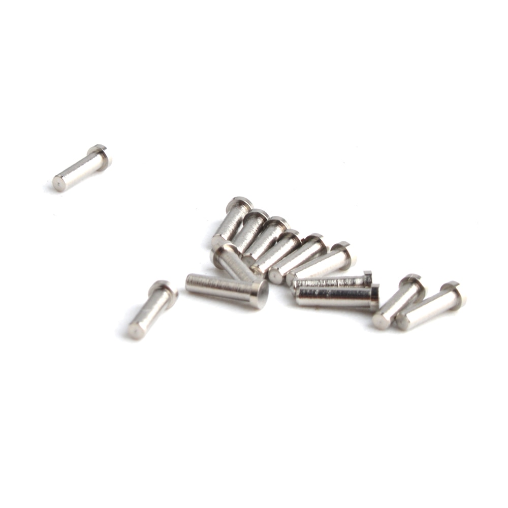 100PCS eyeglass single rivets single metal pin for eyeglass hinges or temples 1.18mm diameter 7.5mm 6.0mm lengt