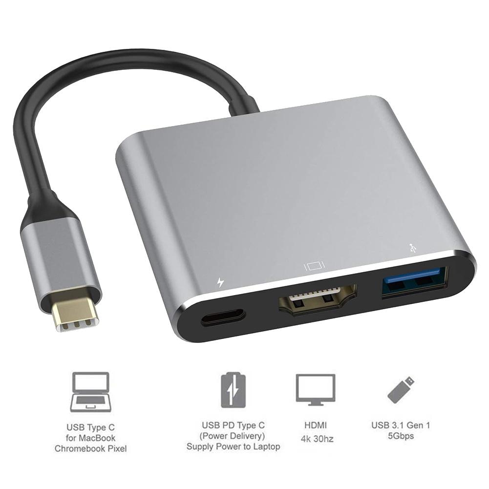 Thunderbolt 3 Adapter Usb Type C Hub Naar Hdmi 4K Ondersteuning Samsung Dex Modus USB-C Dock Met Pd Voor macbook Pro/Air