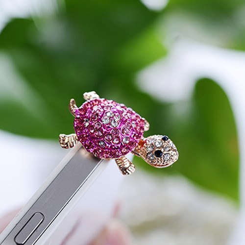 Mooie Schildpad Anti Dust Plug Oortelefoon 3.5 Mm Jack Oor Voor Iphone Samsung Galaxy Telefoon Accessoires Accesorios Para Celular