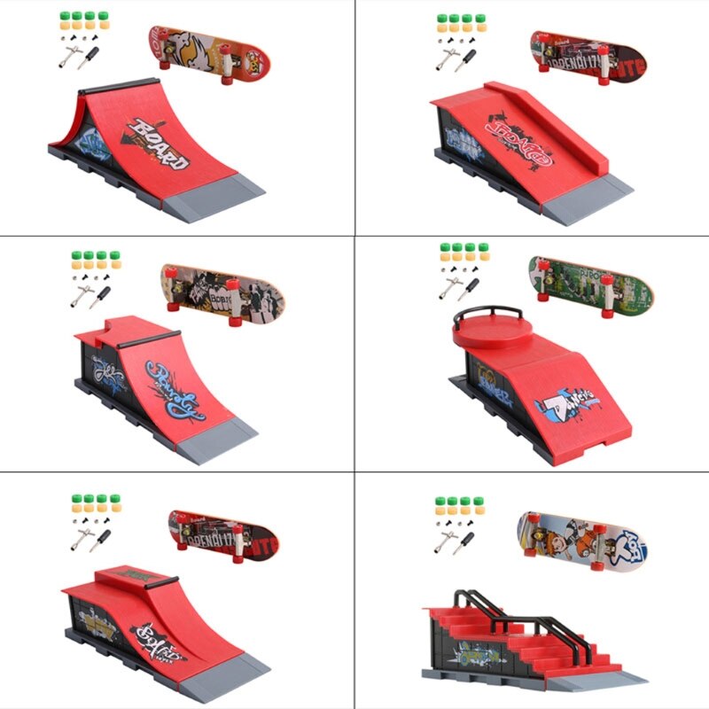 Skate park rampe deler for fingerbrett fingerbrett ultimate parker