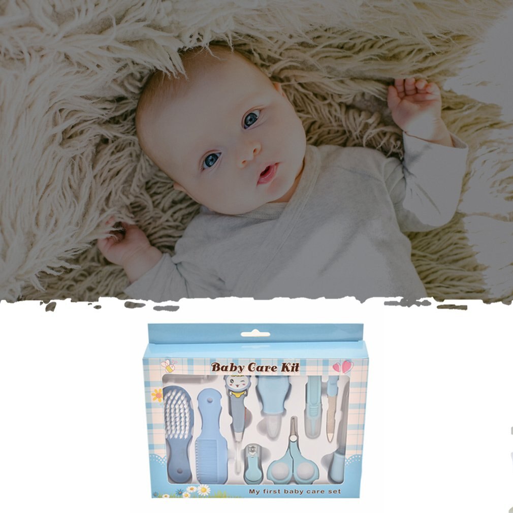 Mother And Baby Supplies Neutral / Baby Care Box Children Nail Clippers Baby Care Scissors Comb10Pcs Set