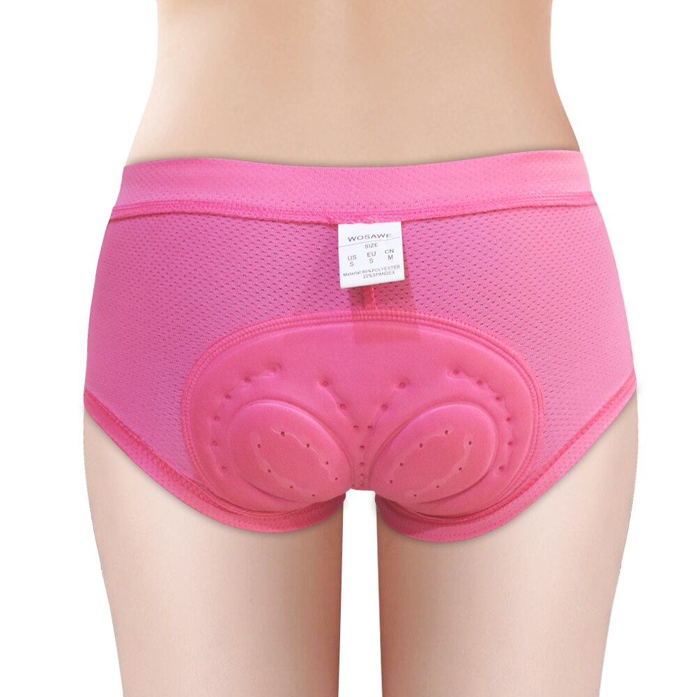 WOSAWE cuissard de cyclisme femme sous-vêtements de cyclisme vélo de route collants de Compression Gel 3D rembourré vélo pantalon court vtt Short: BL109 / XL