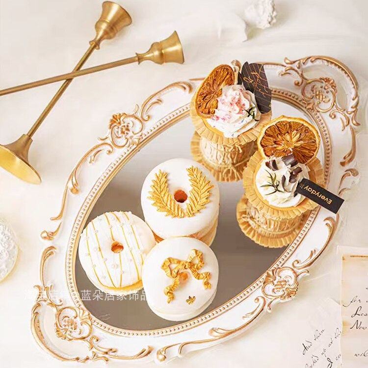 European Style Cake Stand Metal Dessert Wedding Fruit Candy Snack Cake Display Stand Afternoon Tea Plateau Tableware DG50TD