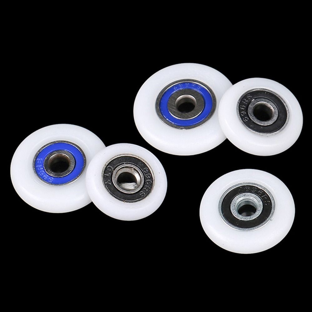 Rouleau de porte de douche avec vis, poulie de porte market, roues de coureur, fixation de quincaillerie domestique, , 19mm, 23mm, 25mm, 27mm, 29mm, 1 pièce, 4 pièces