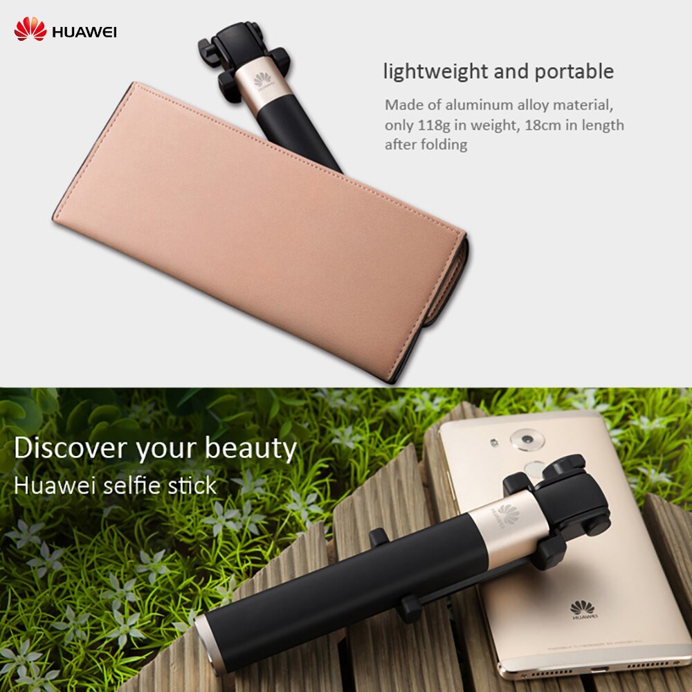 Huawei Wired Selfie Stick - 66cm Extended - 18cm Folded - 270° Adjustable Head - for 56-85mm Smartphones