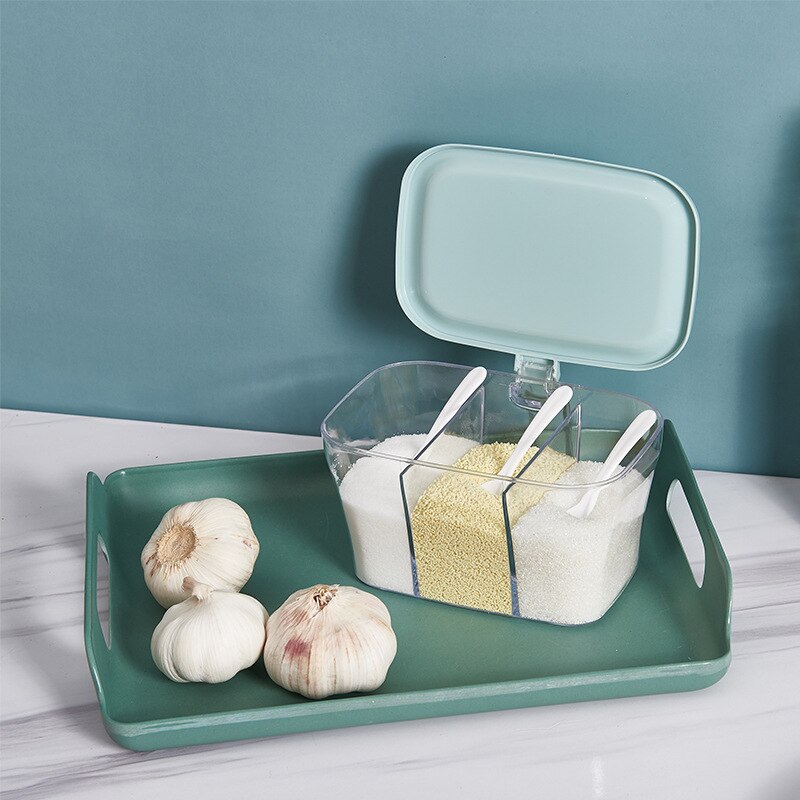 Maustepurkki maustesäilytyslaatikko keittiön maustesäilytyspullot purkit läpinäkyvä suola pippuri kuminajauhe maustelaatikko