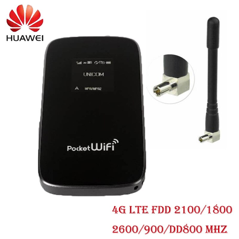 HUAWEI-rúter mifi 4G LTE desbloqueado, punto de acceso móvil inalámbrico, wifi, 4g, tarjeta sim, E589u-12, 100Mbps