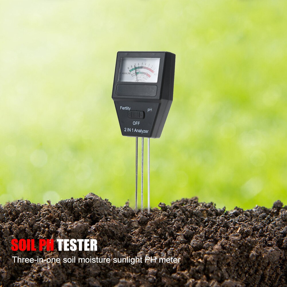 PH Soil Acidity Tester Moisture Meter Fertility Plant Detector Gardening Plantation Measurement Accessory Kit