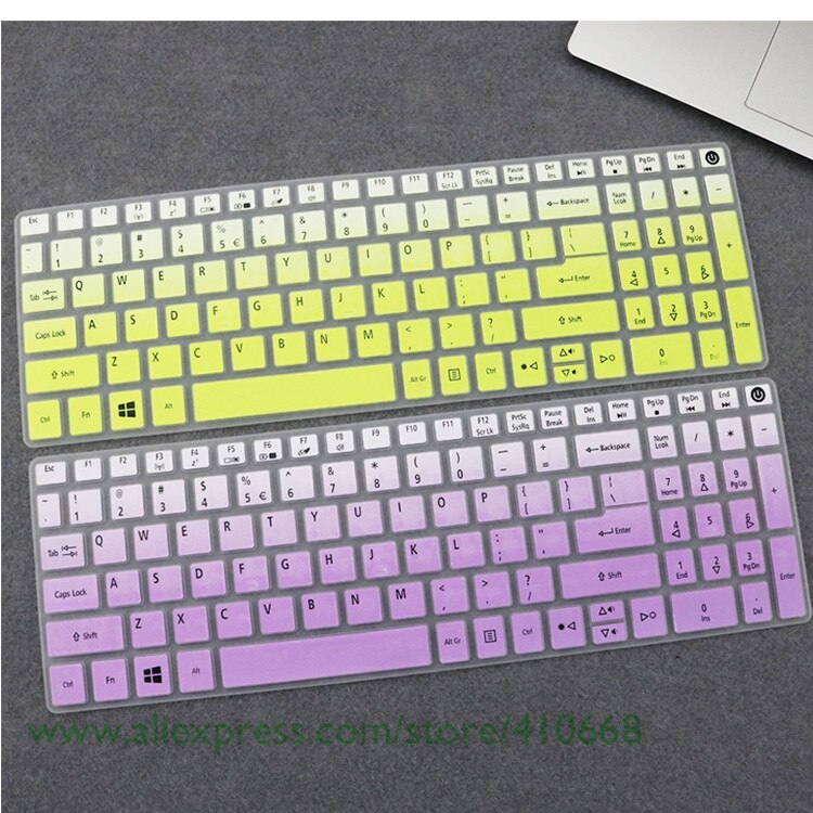 Funda protectora de silicona para teclado de 15,6 pulgadas, para Acer Aspire VN7-592G VN7-792G F15 F5-571 F5-573G E5-575G