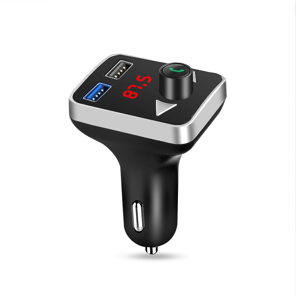 USB AUX Bluetooth FM Transmitter MP3 Player Handsfree Car Kit 3.1A Dual USB Charger Power Adapter TF Card Play For Car DVR Radio: Default Title