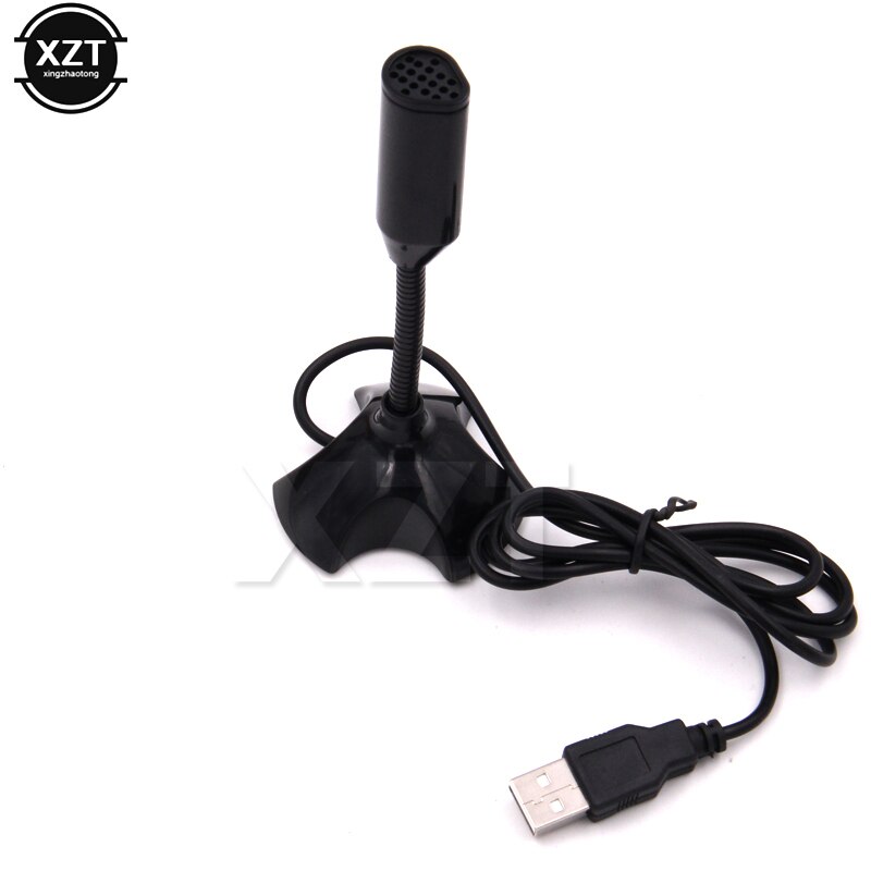 Mini USB Microphone Studio Speech Chatting Singing for Skype KTV Singing Video Games Mic For PC Laptop Microphone