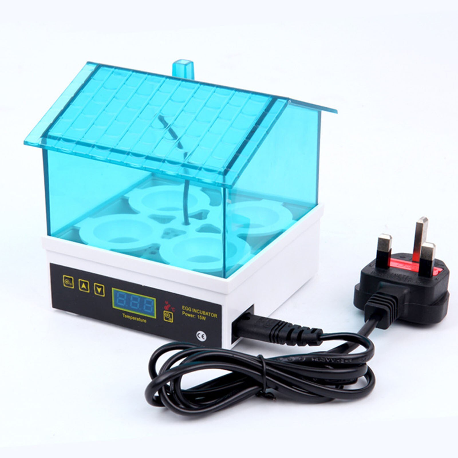 Digital Temperature Small Brooder 4 Mini Hatchery Egg Incubator Hatcher For Chicken Duck Bird Pigeon Quail Breeding#h3