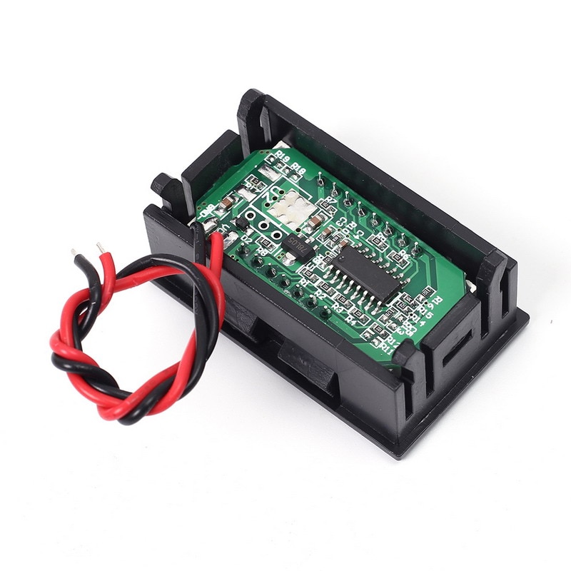 Indicador de nivel de carga de batería de plomo y ácido, 12V, medidor de capacidad de batería de litio, voltímetro LED, pantalla Dual
