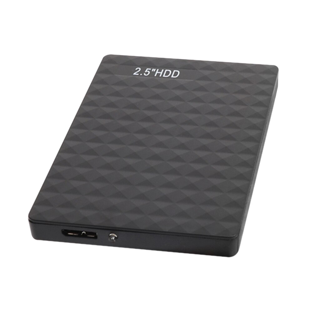 2.5 inch matte laptop pc hdd ssd behuizing 8tb 6 gbps usb 3.0 micro b externe behuizing ondersteuning swap compatibel met windows 98: Zwart