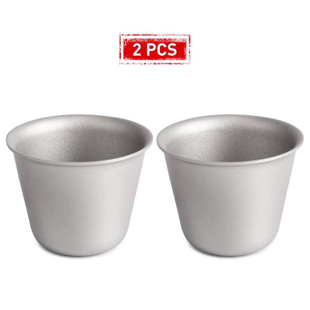 all'aperto Tazza di Titanio di Campeggio di vino Tazza di Tè picnic Tavola Bere Tazze Del Partito Articoli E Attrezzature per Acqua, Caffè, Tè anti-rotto Tazza Sano 3pz 2pz 1pz: Giallo